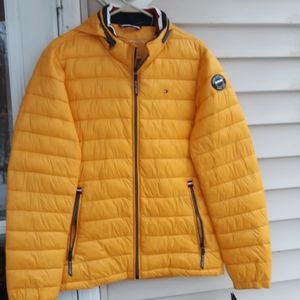 Mens Tommy Hilfiger Jacket Yellow 